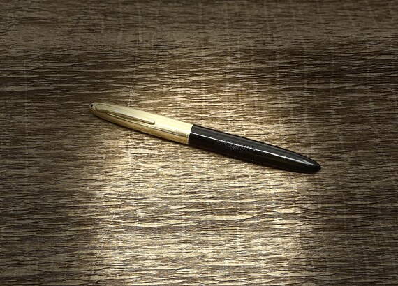 Stylo-plume Et Porte-crayon Sheaffer Des Années 1950 - Plume En Or 14 Carats | Pièce Vintage De Collection