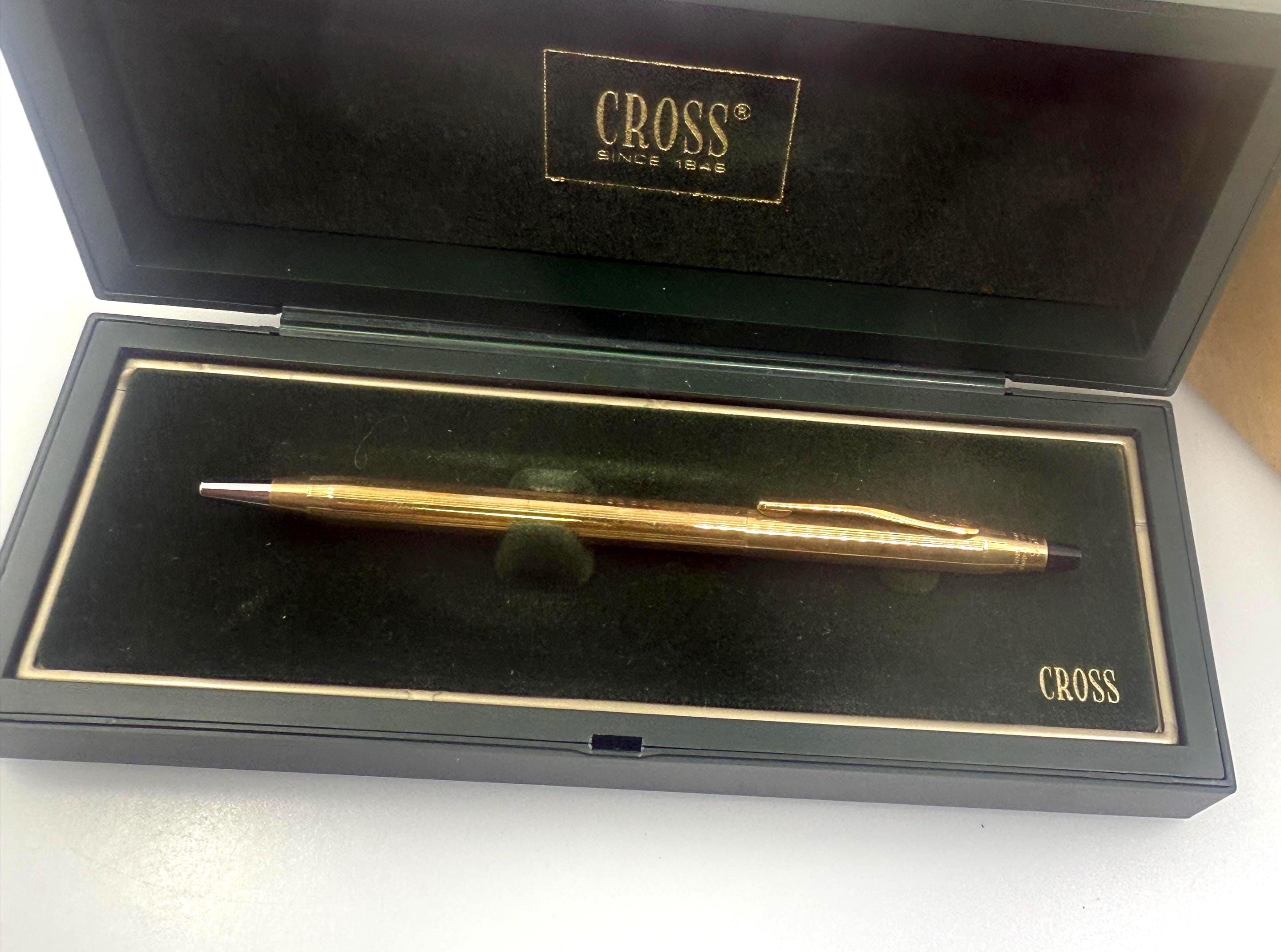 ヴィンテージ クロス ゴールドメッキ ボールペン、デッドストック