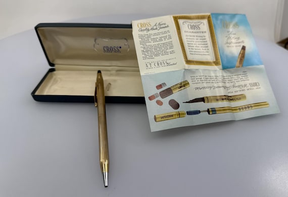 Cross 金メッキ 12KT ボールペン ビンテージ 箱付き ヴィンテージクロス センチュリークラシック 1/20 12Kロールドゴールド