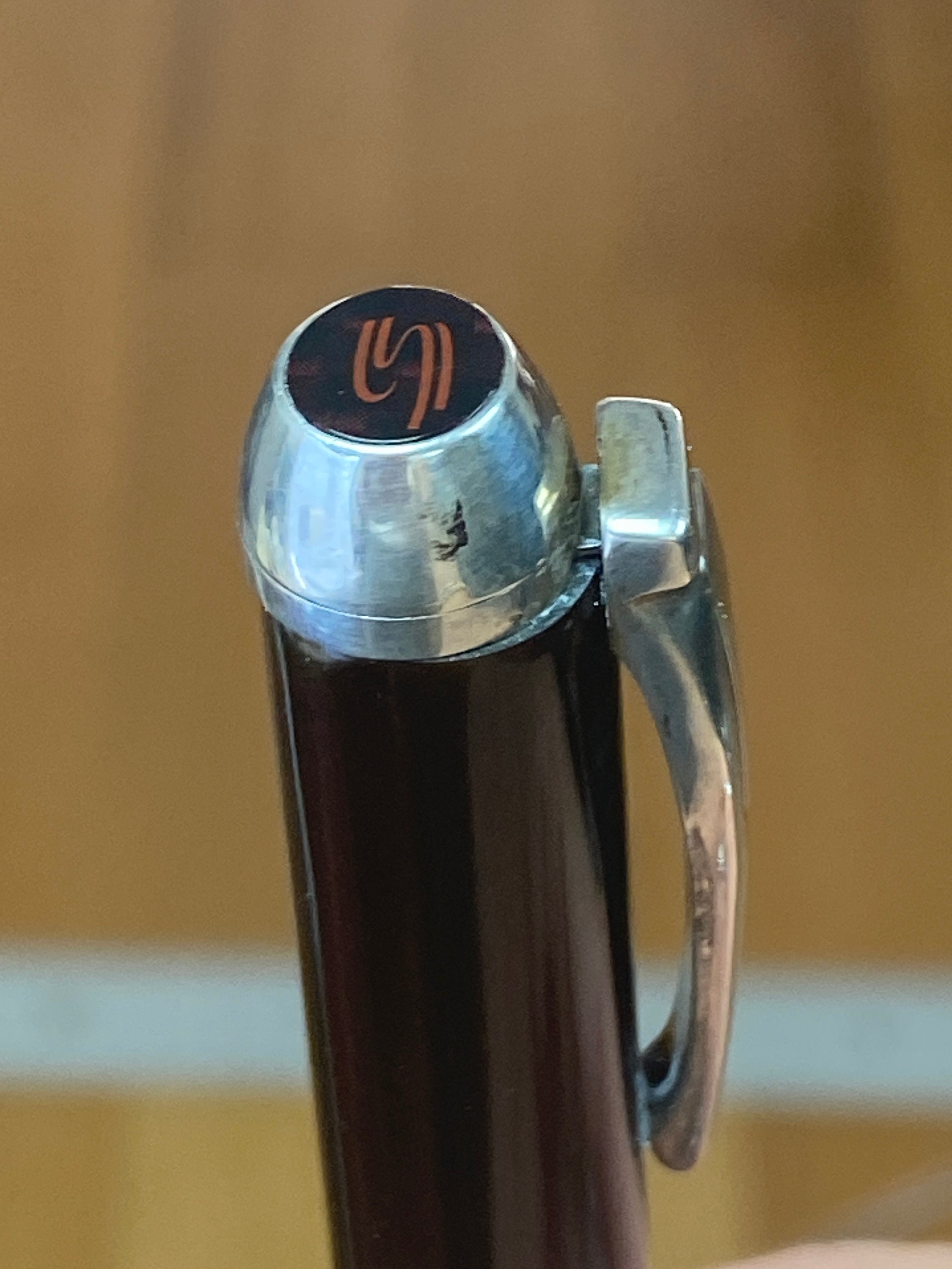 Limited Edition Montegrappa Ayrton Senna Fountain Pen in Maroon