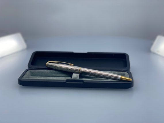 Parker Sonnet Cascade 1993 Ballpoint Pen - Silver Plated