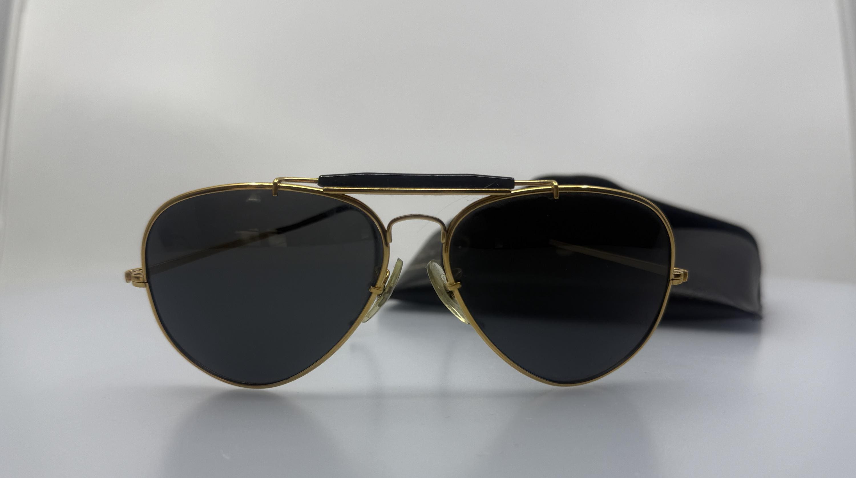 Ray-ban Bausch & Lomb USA Vintage Aviator Sunglasses – Gold Frame