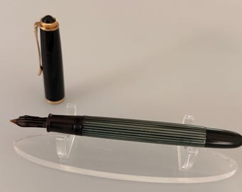 ヴィンテージ ペリカン 400 万年筆、グリーンストライプセルロイド