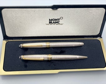 Montblanc 147 'Traveller' Solitaire Silver : un bijou de collection en stylo et stylo à bille