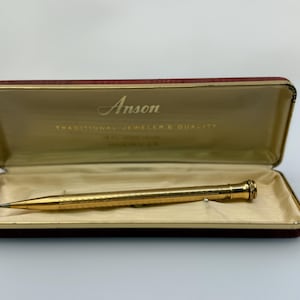Vintage Wahl Eversharp Gold-Filled Mechanical Pencil – Etched Pattern – Made in USA – Works – With Box