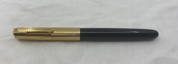 Vintage Waterman's Double or Laminé Fountain Pen, 18K 750 Gold Nib