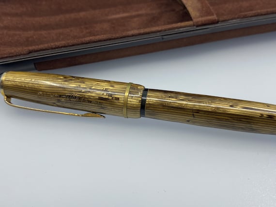 Montblanc 420 Wiese, Vintage Fountain Pen From the 1950s, Brown