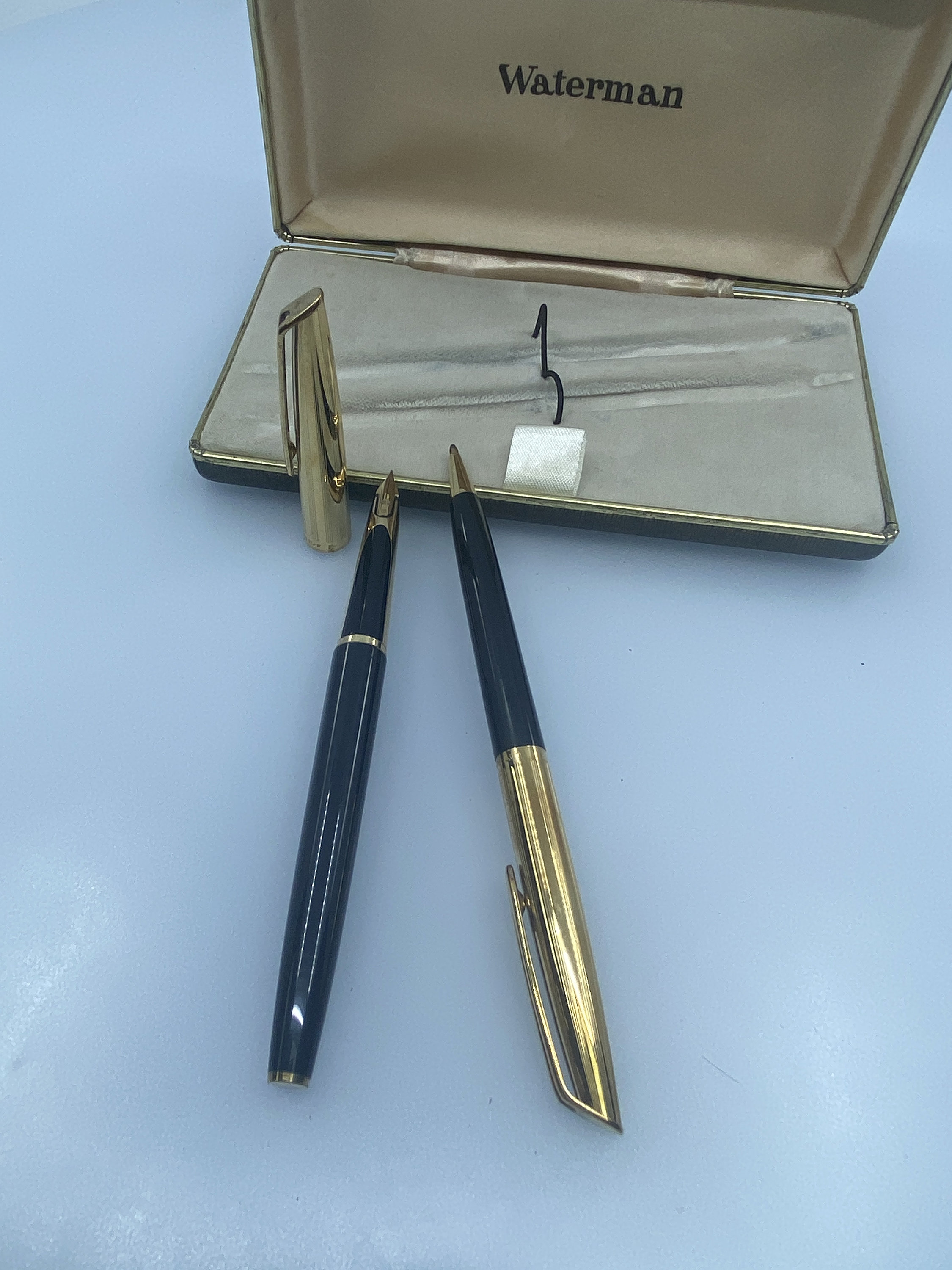 Stylo Plume Et Bille Waterman Concorde – Plume Or 18 Carats, Neuf Sans Boîte