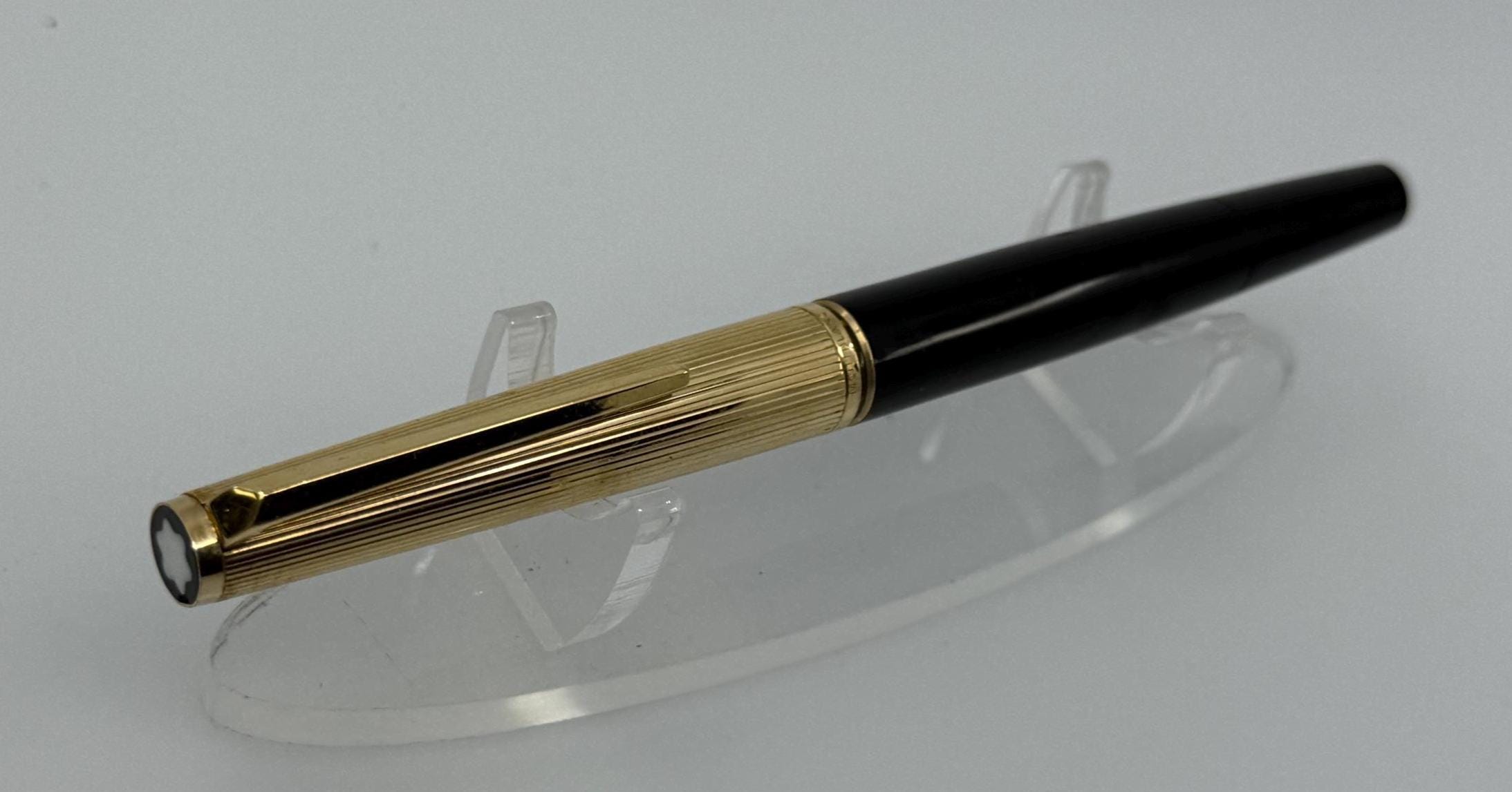 Montblanc Noblesse 124 Fountain Pen | 18K Gold Nib | Gold-plated