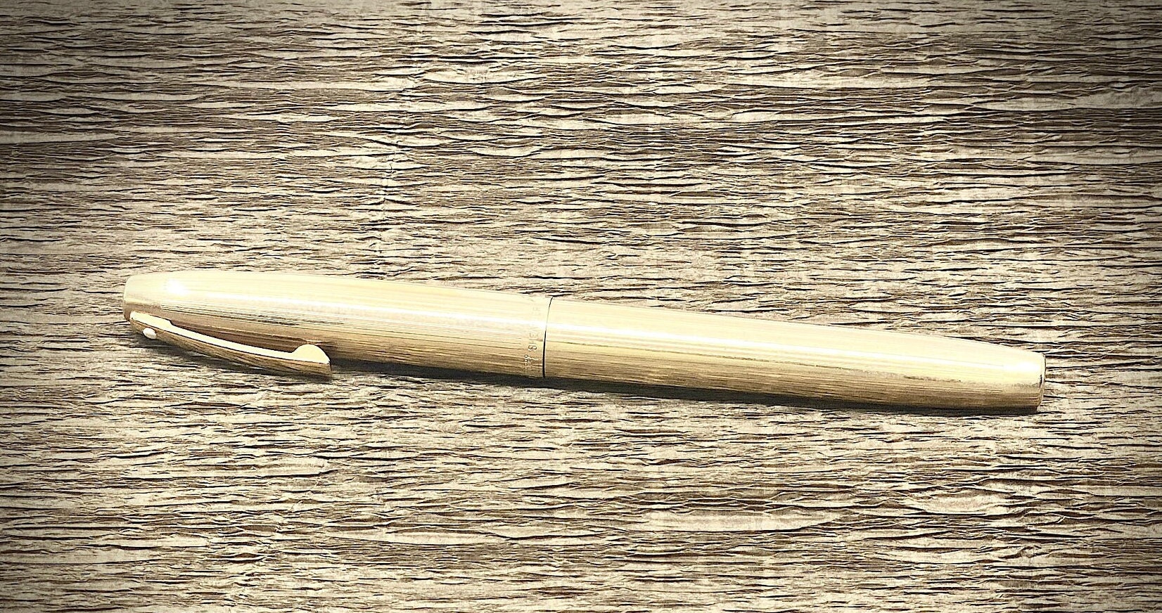 Sheaffer Imperial 777 12K Gold Plated Fountain Pen With 14K Nib