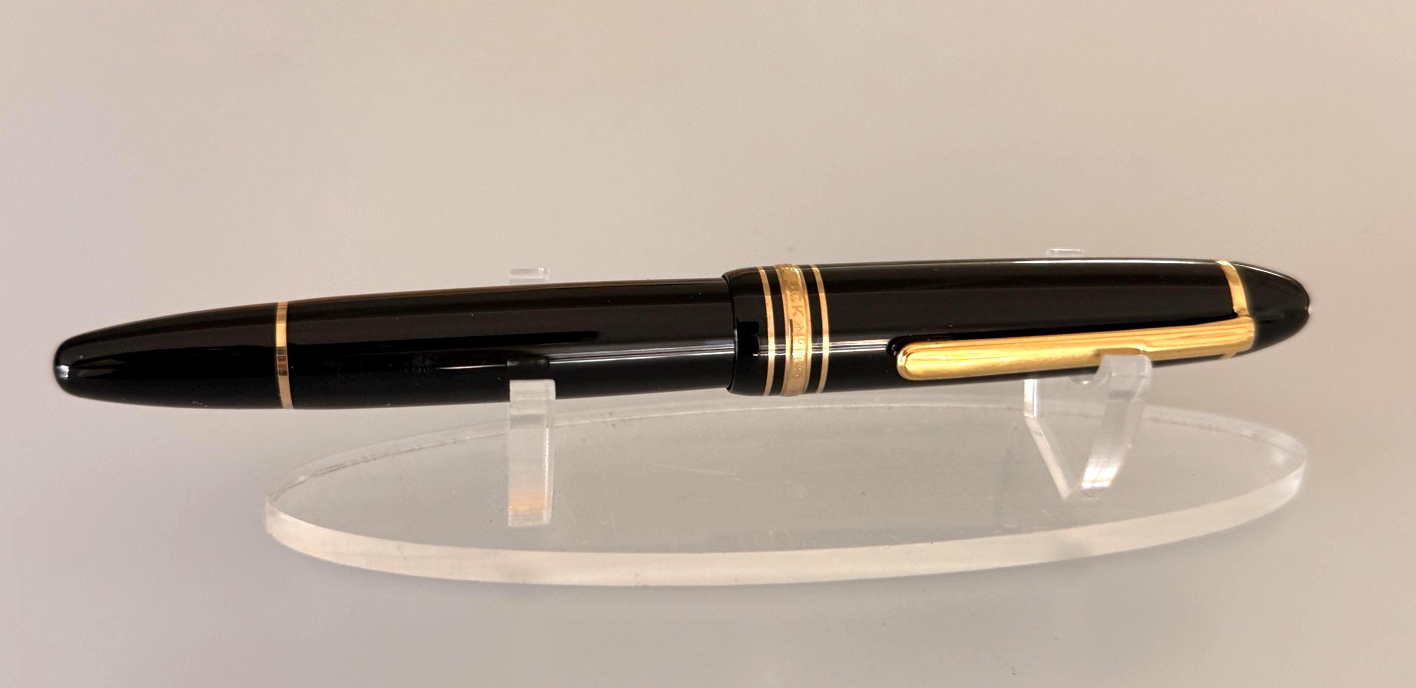 MONTBLANC万年筆 Classic 14K F Montblanc Gold 14k Nib - Etsy