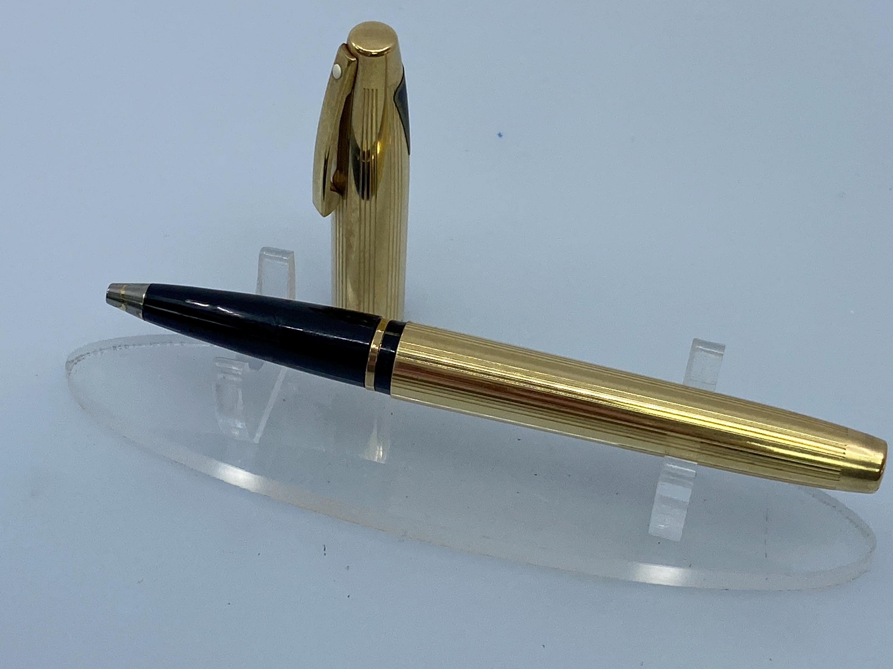 Sheaffer Imperial 777 - 12k Gold Plated Ballpoint Pen - Etsy