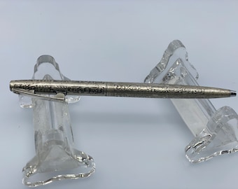 Sheaffer Imperial Bolígrafo - Plata de Ley 925 - Diseño de Vid - Años 70