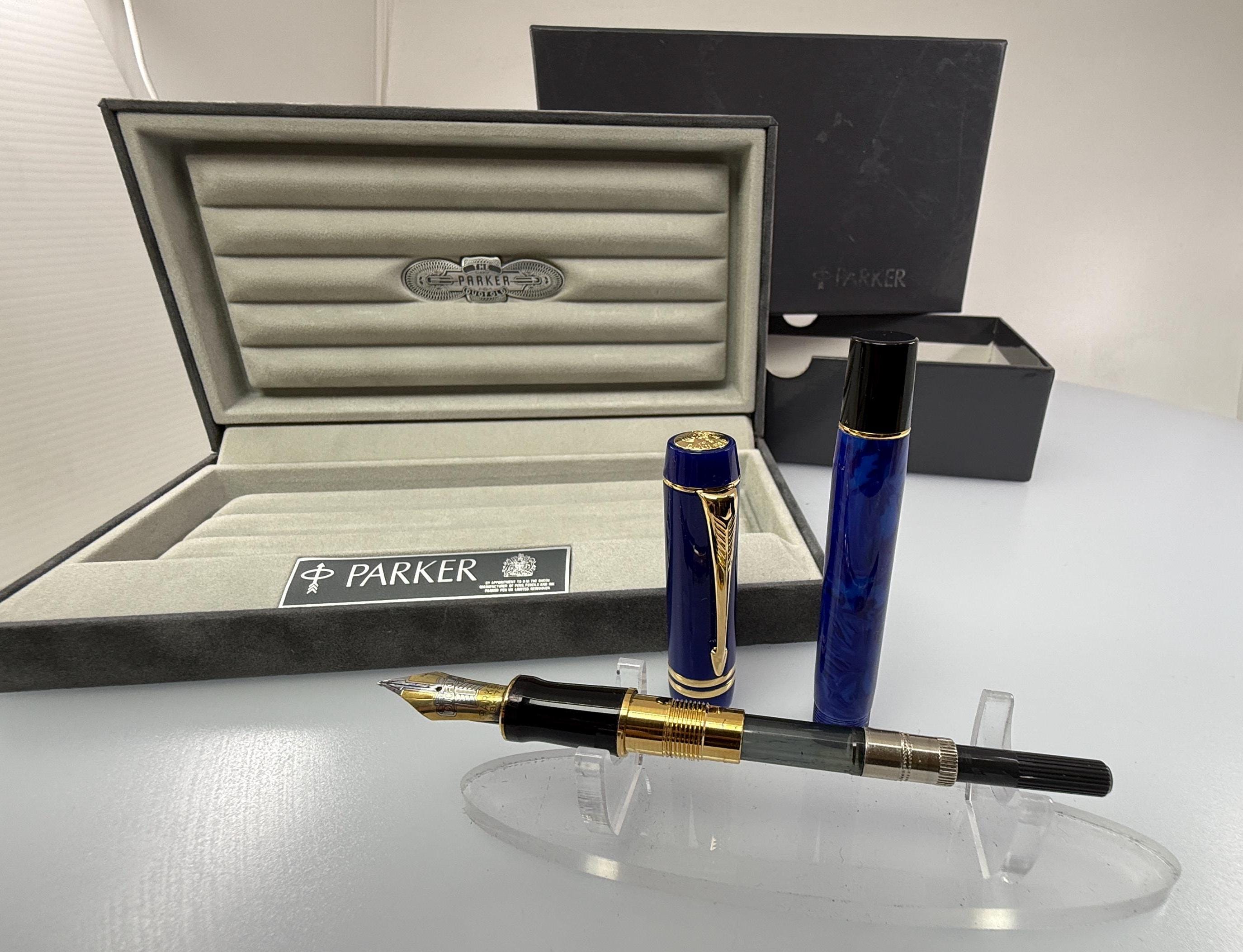 パーカー デュオフォールド センテニアル ブルー マーブル