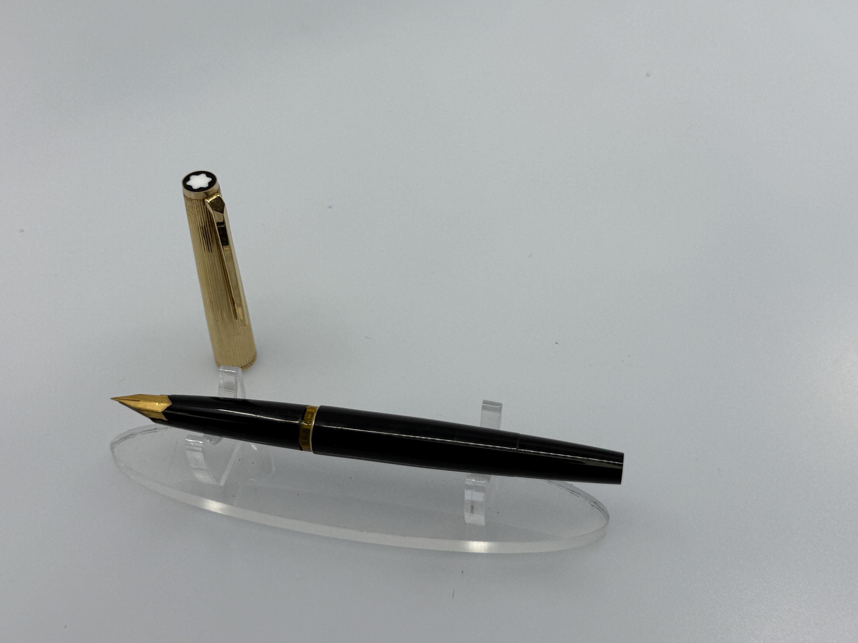 Montblanc Noblesse 124 Fountain Pen | 18K Gold Nib | Gold-plated