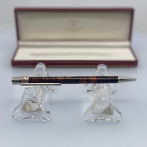 Cartier Must Bolígrafo - Laque Marrón en Excelente Estado