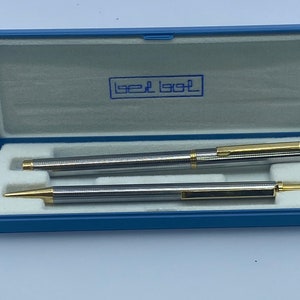 Set Vintage Bel Bol - Bolígrafo y Portaminas en Caja Original