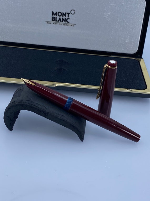 MONT BLANC モンブラン 14k 万年筆 ボルドー モンブラン クラシック ボルドー 万年筆 14K ゴールド ペン先