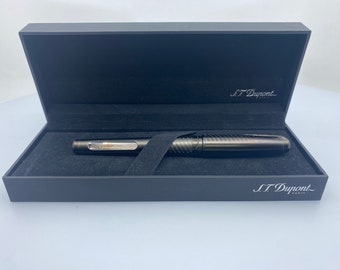 ST DuPont ボールペン、漆塗り S.T.デュポン ボールペン（黒と金の中国漆塗り） - Etsy 日本