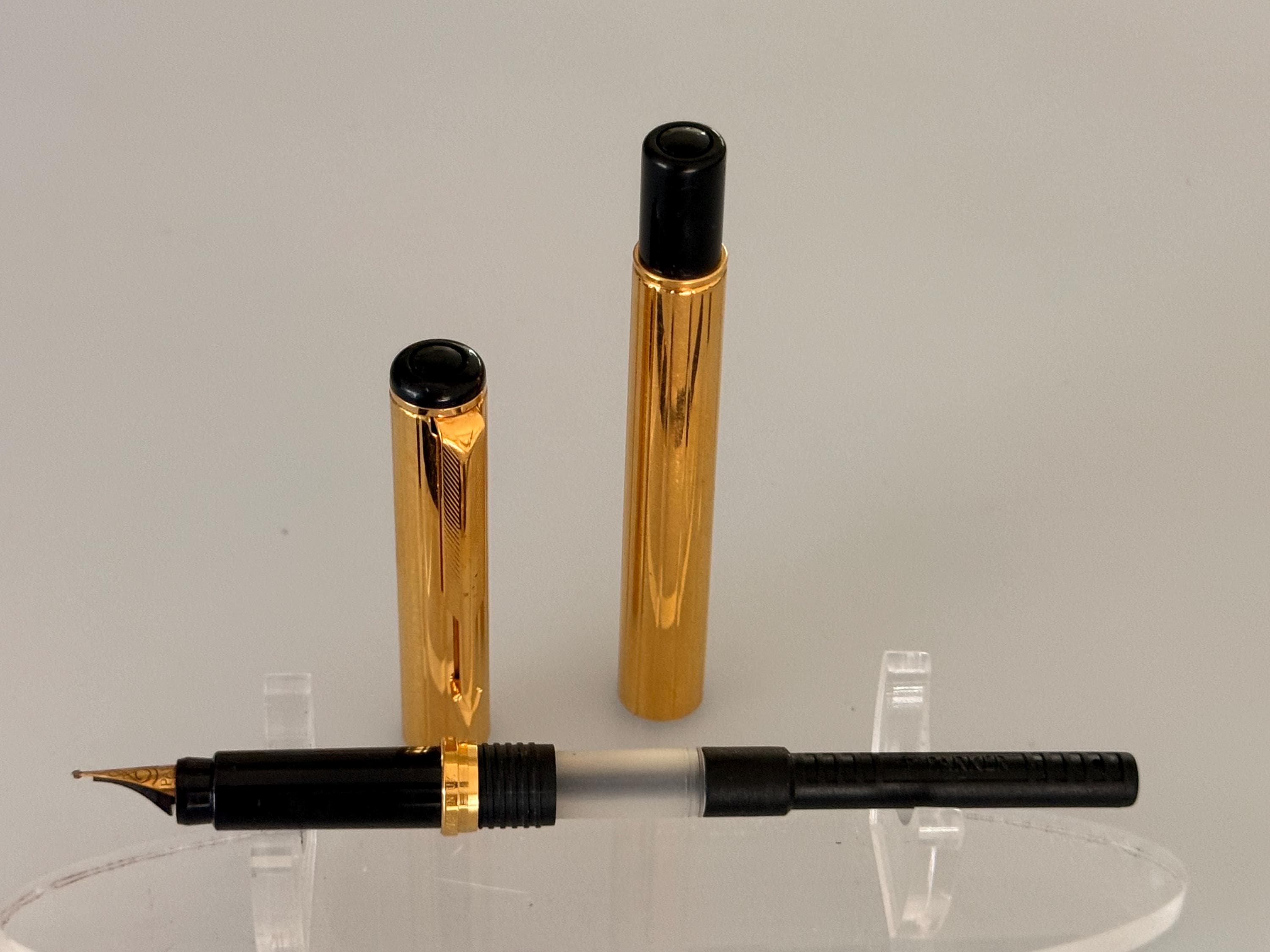 Vintage Parker 45 Insignia Fountain Pen, 1/10 12K Gold Filled