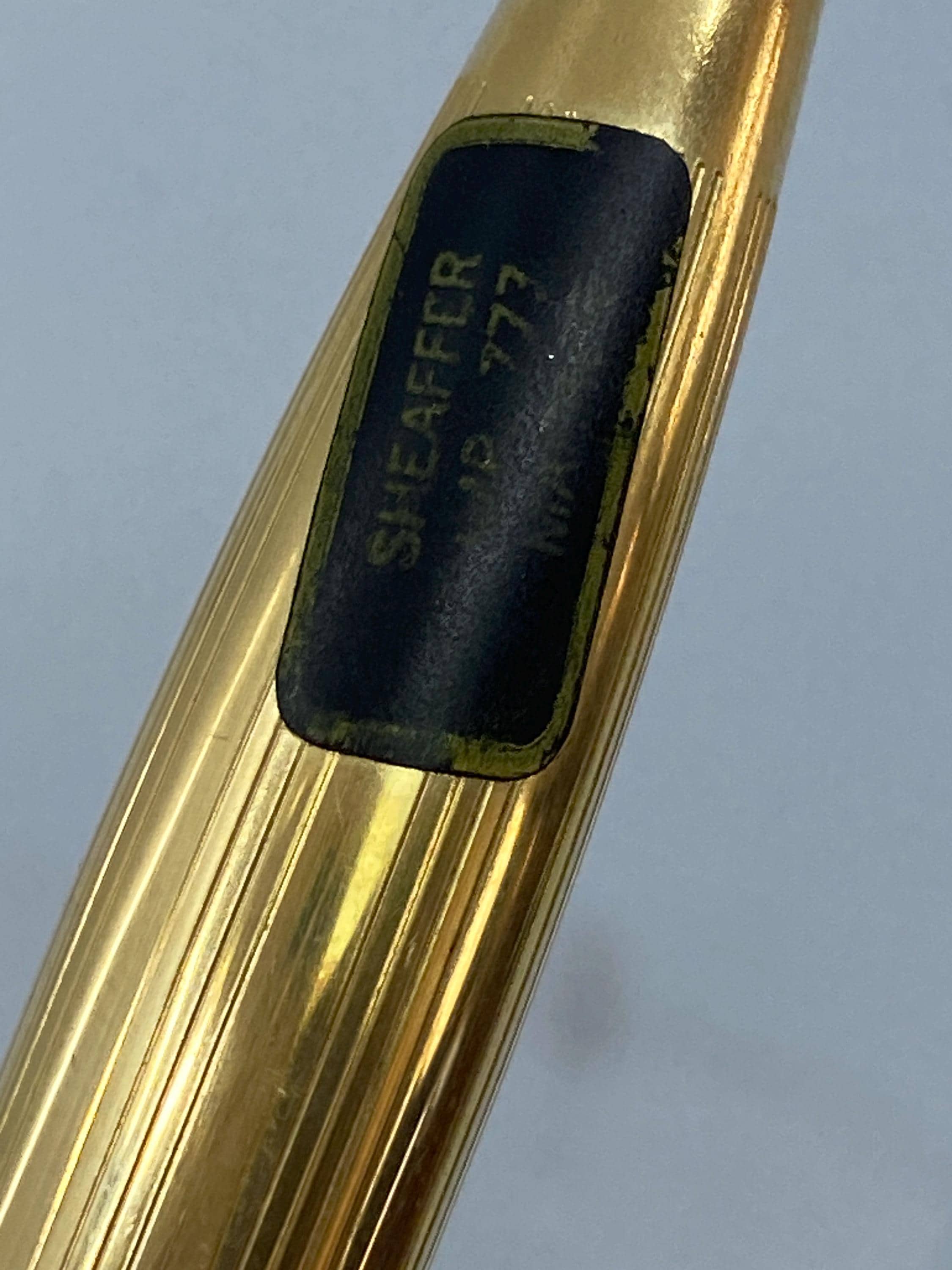 Sheaffer Imperial 777 - 12k Gold Plated Ballpoint Pen - Etsy