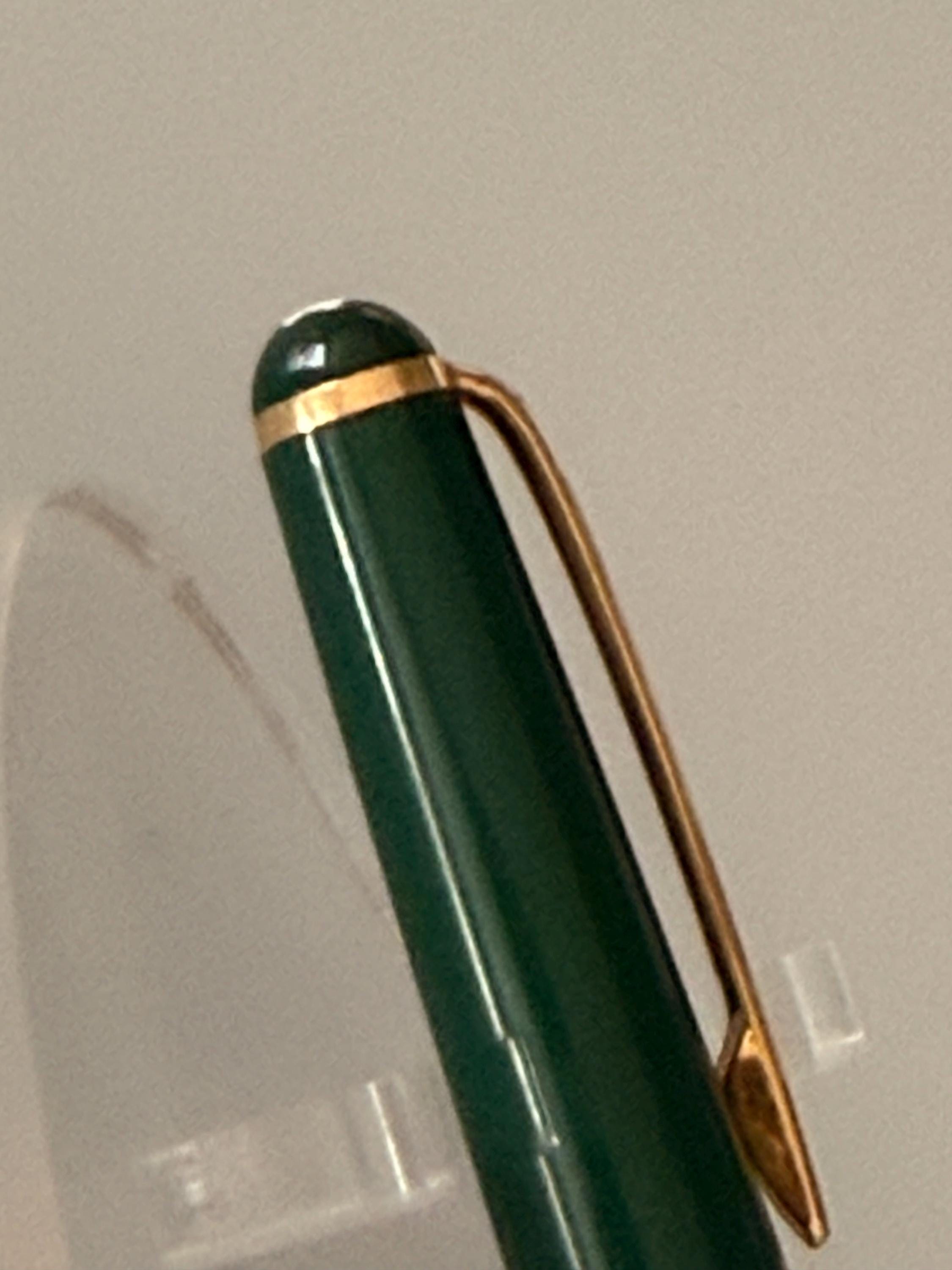 Vintage Montblanc PIX No. 276 Mechanical Pencil, Emerald Green