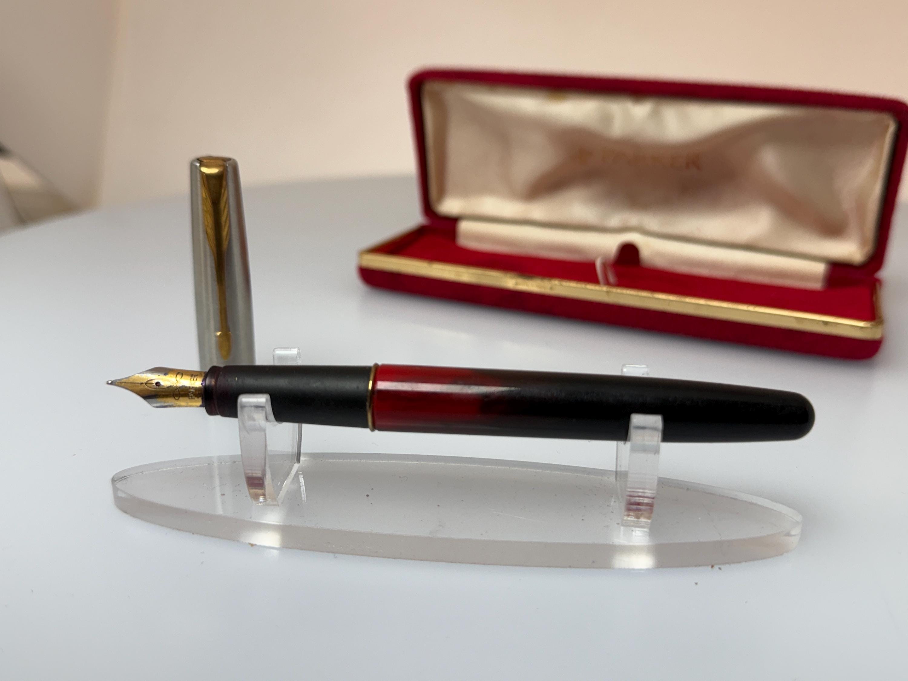 Pineider Arco Firefox - Penna Stilografica Edizione Limitata 888 Pezzi, Pennino In Oro 14kt Hyperflex, Rosso/nero - 3