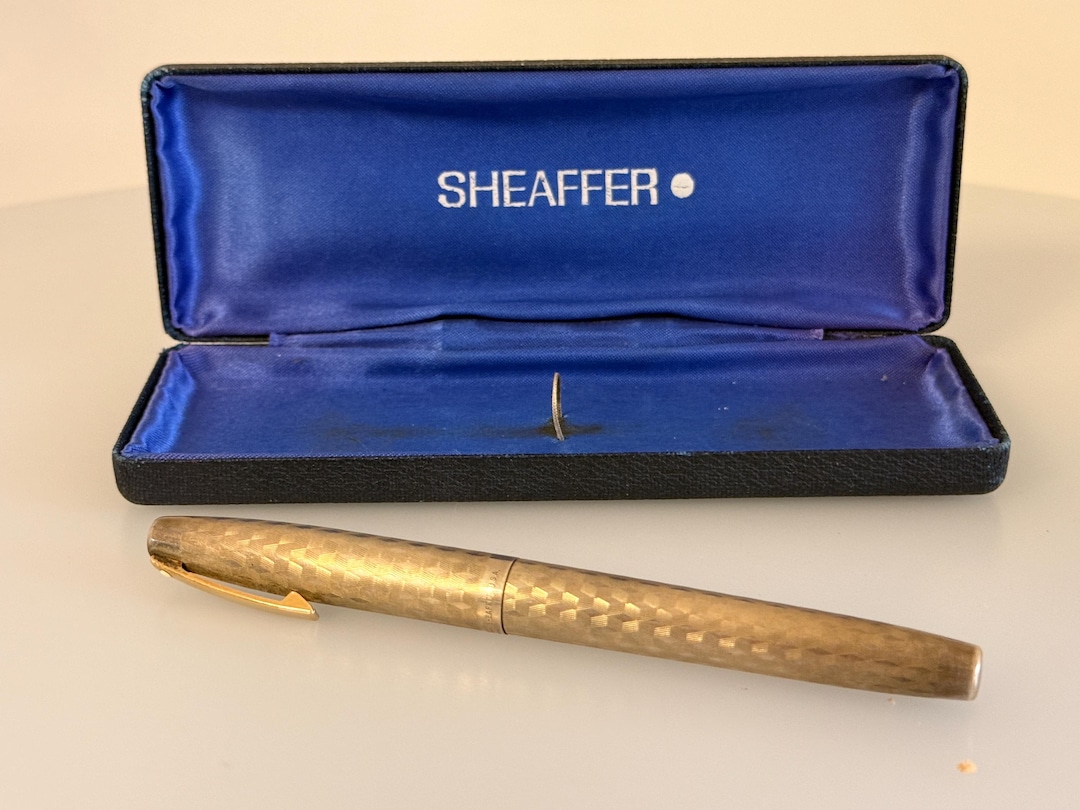 Vintage Sheaffer Silver Imperial Sterling Silver Fountain Pen, 14K