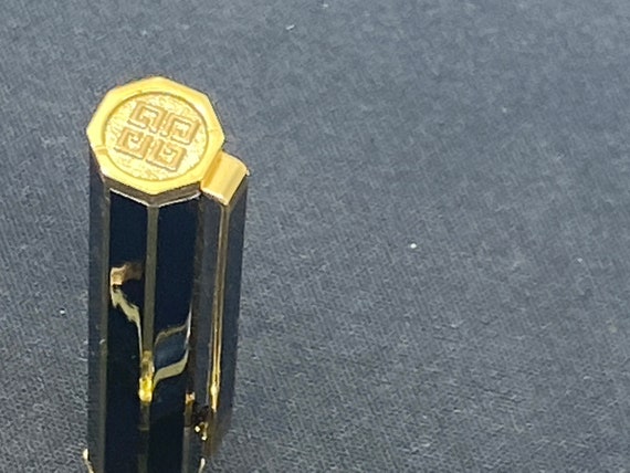 Givenchy Vintage Fountain Pen in Black and Gold With 14K Nib