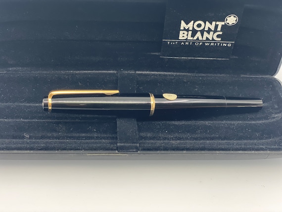 Vintage Montblanc No.31 Fountain Pen, Black German Piston Filler