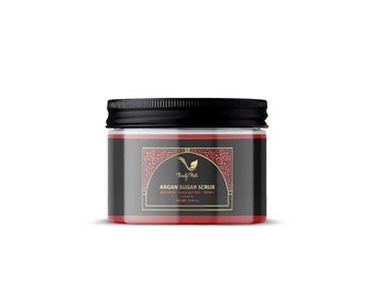 Aker Fassi Sugar Scrub with Argan Oil, shea butter and Aker Fassi Powder