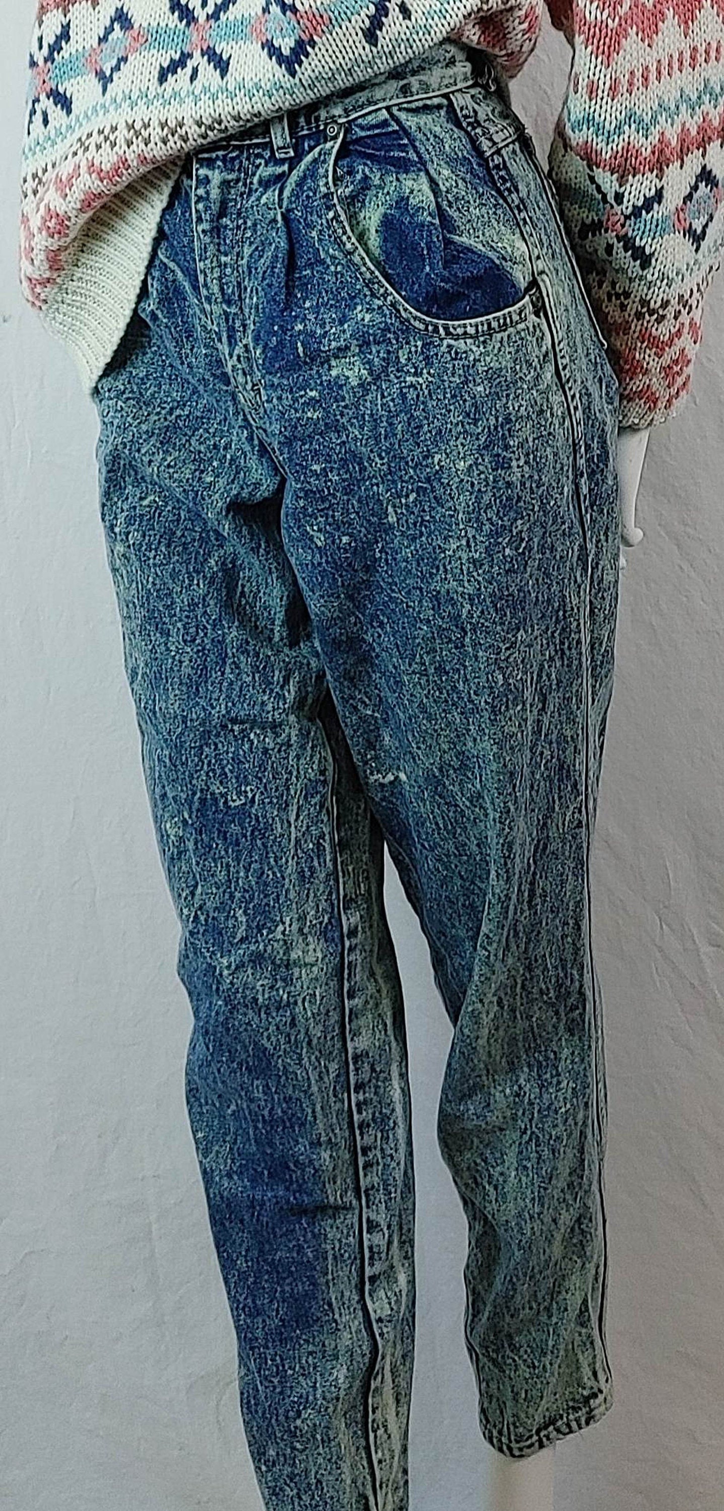 Reffini Vintage Mom Jeans, Stonewashed