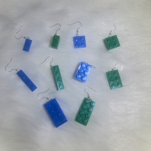 LEGO® oorbellen/ LEGO® blokoorbellen/ Leuke oorbellen / Noviteitoorbellen