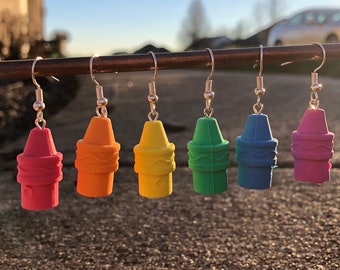 Crayon Eraser Earrings