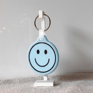 Tarjeta de presentación digital con llavero NFC y cara sonriente, para Instagram, TikTok, publicidad en redes sociales, regalo para pequeñas empresas, accesorio de fotografía