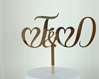 scritta nome personalizzata Cake Topper Plexiglass specchiato personalizzabile per matrimoni,compleanno, cerimonie,nomi 3d battesimo