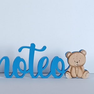 scritta nome personalizzata in legno, scritta nome battesimo, scritta per compleanno, lettere di legno, decorazione cameretta , nomi 3D