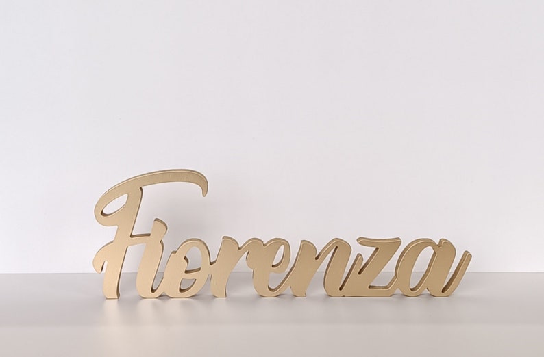 scritta nome personalizzata in legno,decorativa, arredamento casa, lettere di legno, decorazione cameretta , nomi 3D , compleanno immagine 4