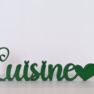 scritta cuisine personalizzata in legno,decorativa, arredamento casa, lettere di legno, decorazione cucina , kitchen,regalo compleanno