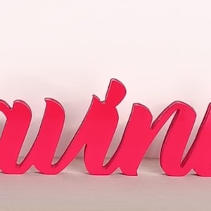 scritta nome personalizzata in legno, scritta decorativa, regalo bambino, lettere di legno, decorazione cameretta , nomi 3D , compleanno
