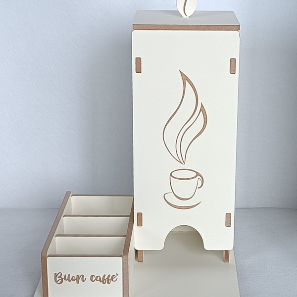 porta cialde caffè dispenser contenitore organizer per macchina caffè