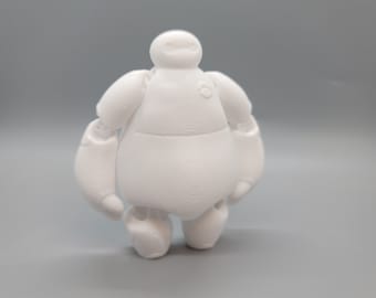 Flessibile Baymax stampato in 3D: eroe adorabile e posabile
