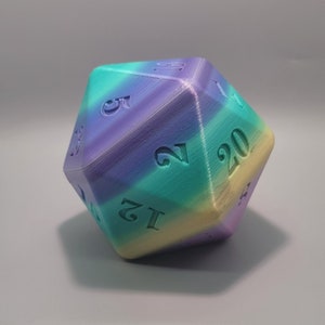 Giant 20D dice containers