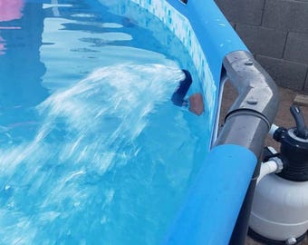 Above ground pool fountain