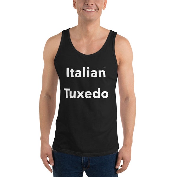 Italian Tuxedo ™ Tank Top - BLACK