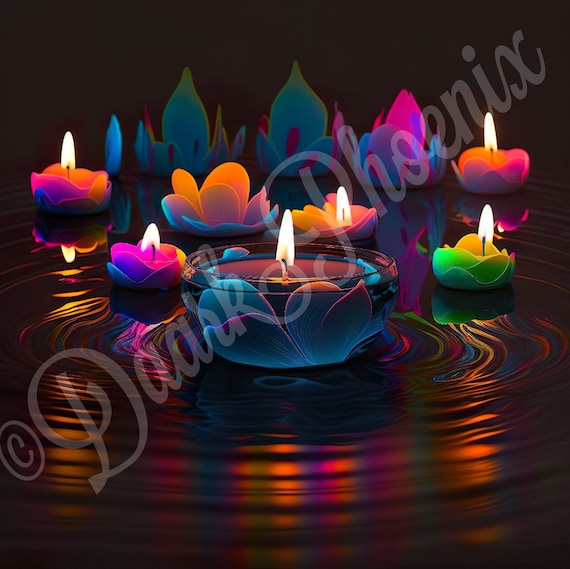 Neon candles cheap