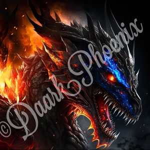 Fire Darkness Dragon