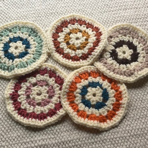 Crochet coasters