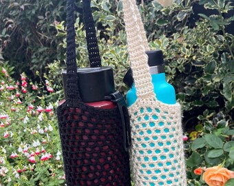 Crochet water bottle holder