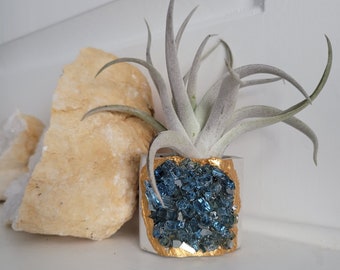 Geode Inspired Planter air plant holder candle holder